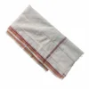 Traditional White Uttariya made from certified organic cotton, handcrafted in India.