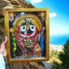 Photo Frame featuring Lord Jagannath in his Patitapaban form, perfect for enhancing your puja space.