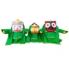 Wednesday Dress for Jagannath, Balabhadra & Subhadra. Traditional green cotton attire for deities, replicating the garments worn in the Shri Mandir on Wednesdays.