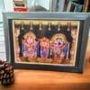 Shri Jagannath with Shree Mandir Photo Frame, featuring a beautiful image of Lord Jagannath and his sacred temple.