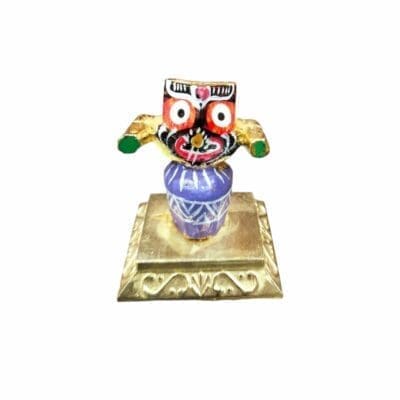 Sacred statue of Lord Jagannath, a beautiful addition to your home altar or spiritual decor.