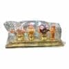 Invite blessings into your life with this beautiful Shri Jagannath Metal Murti.