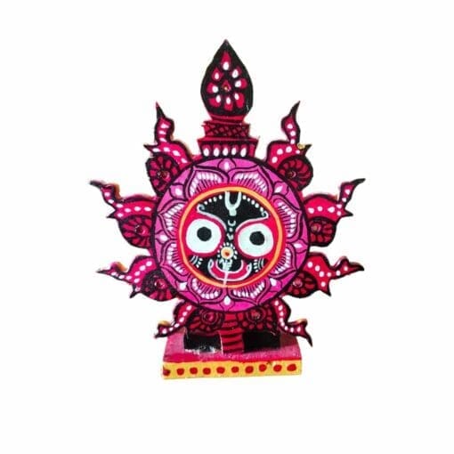 Wooden Nilachakra - Symbol of Lord Jagannath, representing the divine discus for blessings and protection.