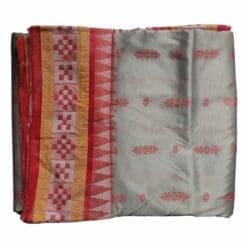 Divine Silver Silk Pata for Shri Jagannath Mahaprabhu, handcrafted from luxurious silk.