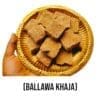 Ballav Khaja sweets, a soft and flavorful variation of the classic Khaja pastry, often offered as Prasad to Lord Jagannath.