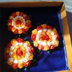 Temple Style Hruda Padak for Shri Jagannath Mahaprabhu & Siblings