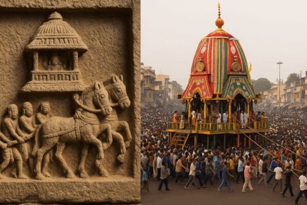 Rath Yatra Carved in Stone