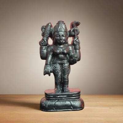 Maa Bimala Murti in Black Stone – Hand-Carved Divine Idol