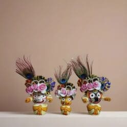 Premium Flower Mukut for Lord Jagannath, Balabhadra & Subhadra