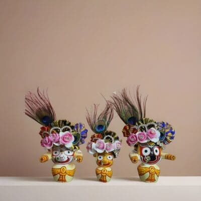 Premium Flower Mukut for Lord Jagannath, Balabhadra & Subhadra