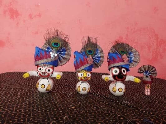 Neelachakra Peacock Crown Premium Mukut - 3 Parts