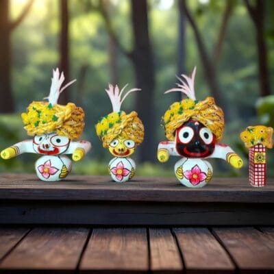 Kanaka Pushpavali Crown: Premium Mukut (4 parts)