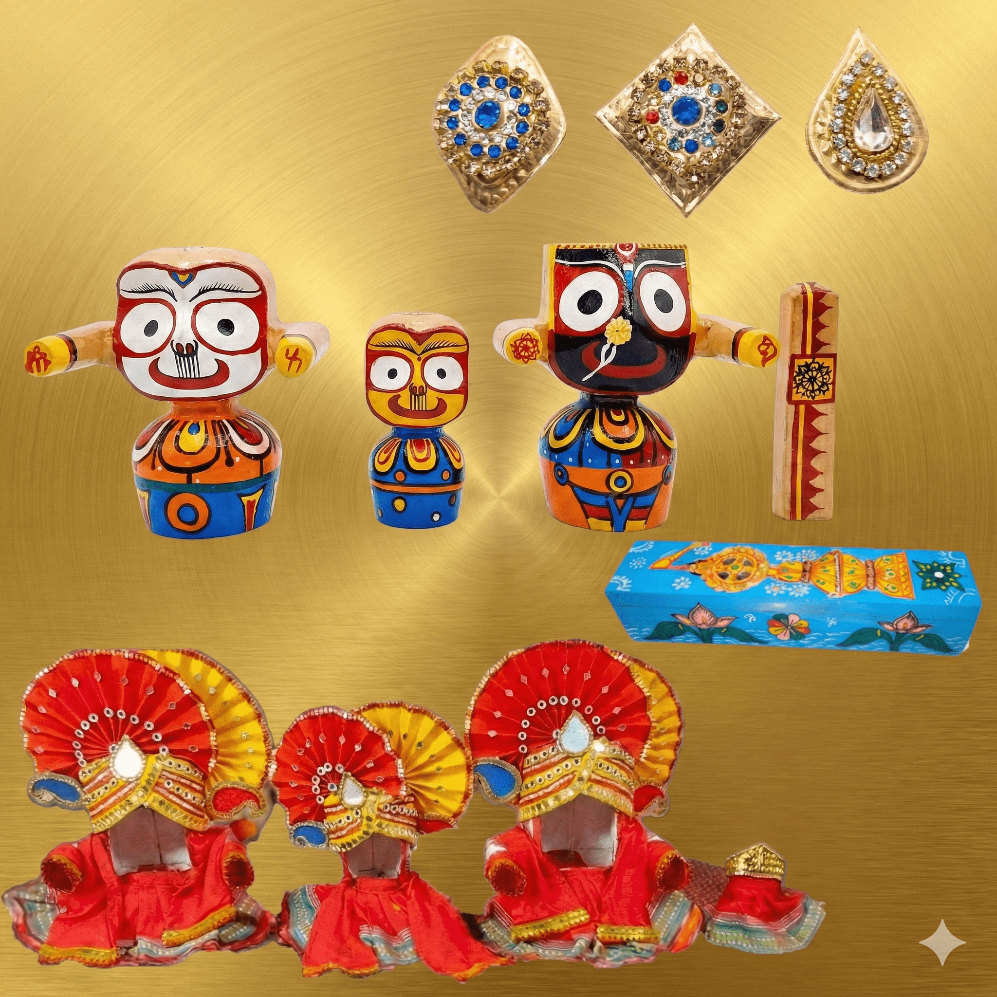 Shri Jagannath Mahaprabhu Divine Combo: Sacred Harmony