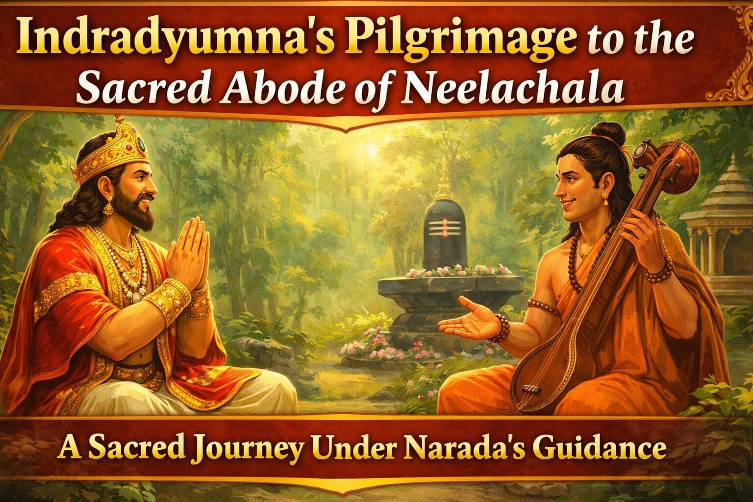 Jagannath Purana (Chapter-10)Indradyumna's Journey to Neelachala and the  Divine Instructions