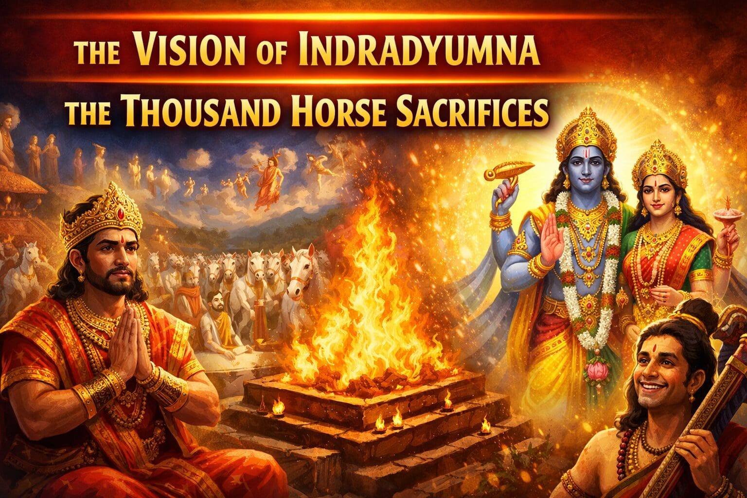 Jagannath Purana (Chapter-15)The Grand Horse Sacrifices and the Final Vision