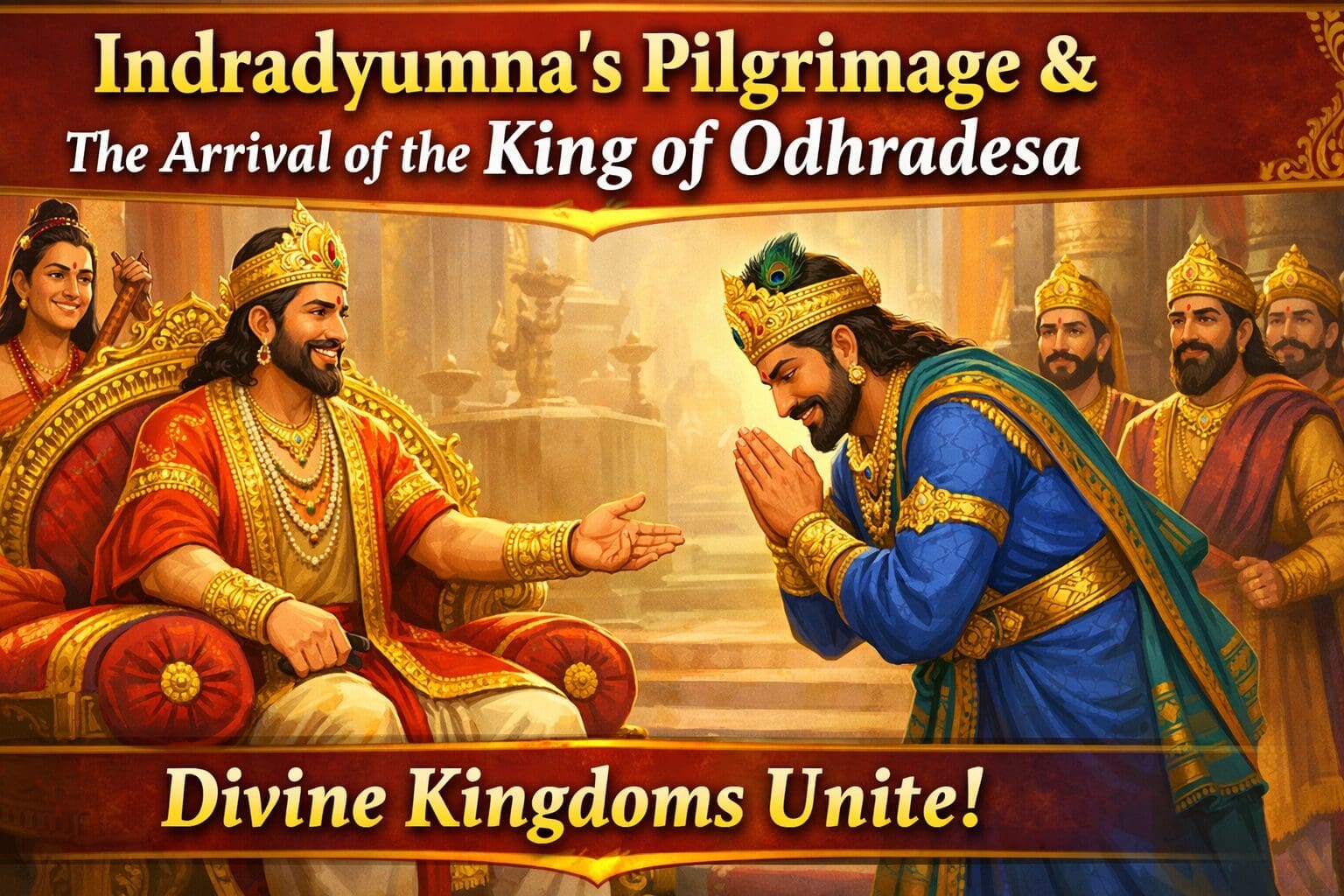 Jagannath Purana(Chapter-9)Indradyumna's Pilgrimage and the Arrival of the King of Odhradesa