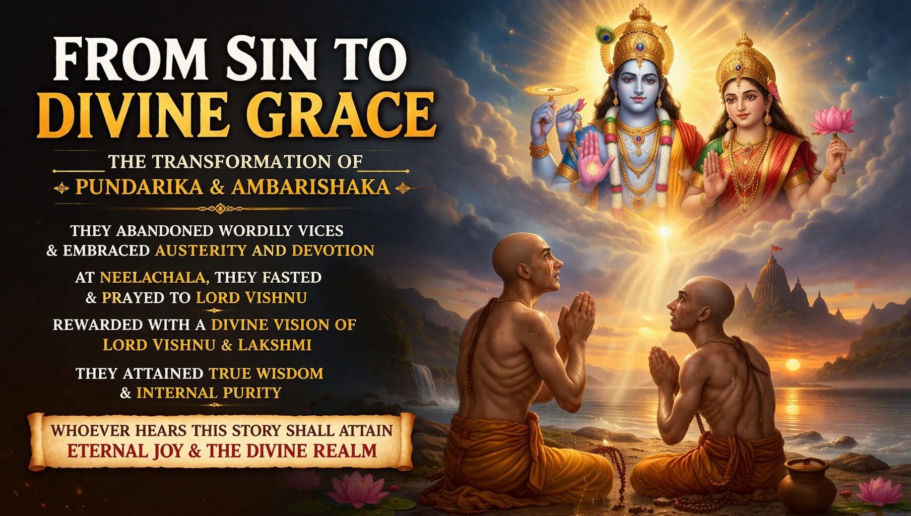 jagannath purana (chapter-3)The Pilgrimage of Pundarika Ambarishaka