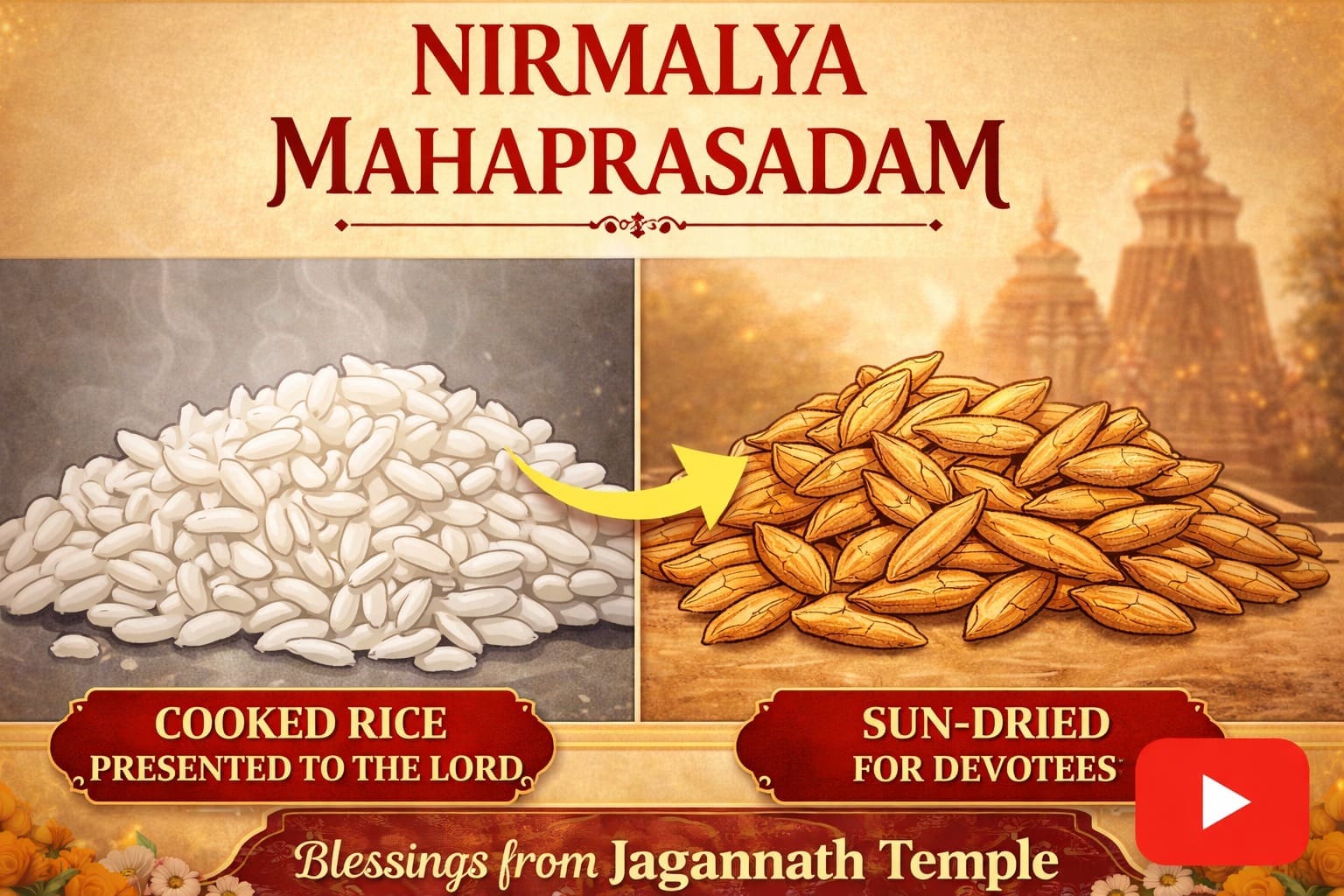 Nirmalya mahaprasadam